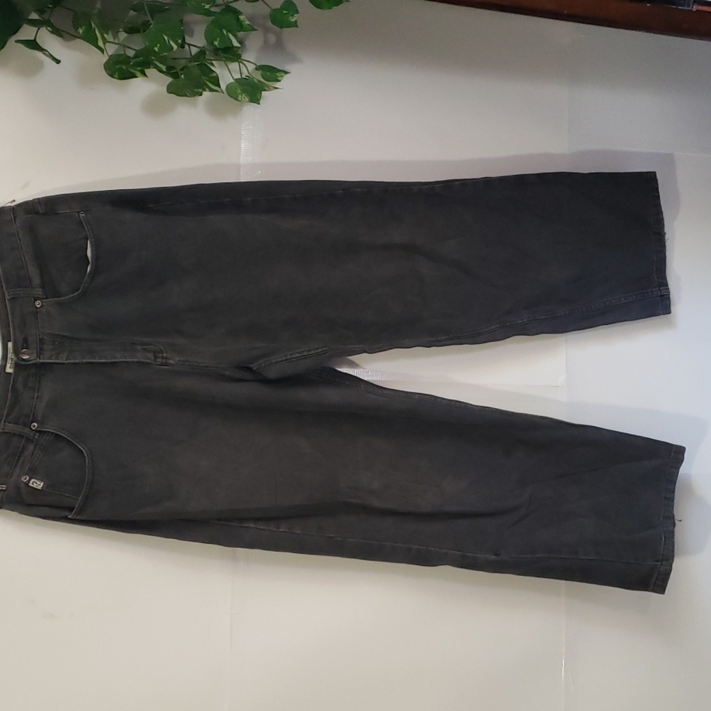 Guess Faded Black Vintage Baggy Jean's